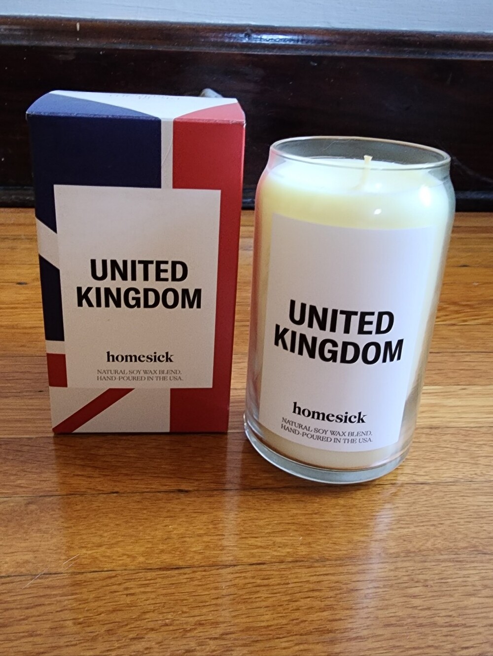 Homesick United Kingdom Scented Candle – Cream